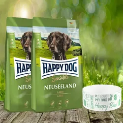 Happy Dog Supreme Sensible Neuseeland 2 x 12,5 kg + Happy Dog Futternapf *geschenkt*
