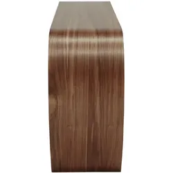 SIDEBOW Sideboard 123 cm – Modernes Möbelstück in organischer Form Nussbaum