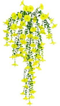 Nearly Natural 30-in UV Resistant Artificial Morning Glory Hanging Plant - Set of 6
