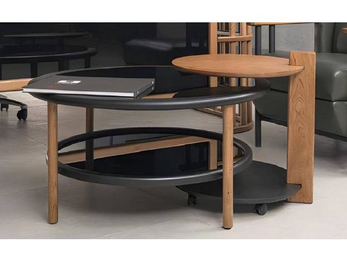 Xlmoebel Beistelltisch Moderner Designer Tisch aus hochwertigem Material in elegantem Design (BÜRO SET(COUCHTISCH + BEISTELLTISCH), Hergestellt in Europa