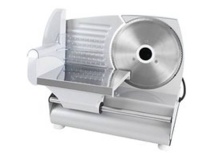 Trancheuse electrique 7magic 200w - Lazozo - 2 x 19cm lames dentelée et lisse gris