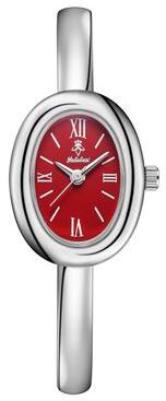 Fusion Finds Women's Quartz Watch Minimalist Luxury Water Resistant Gift Watch For Women silvery Red Face