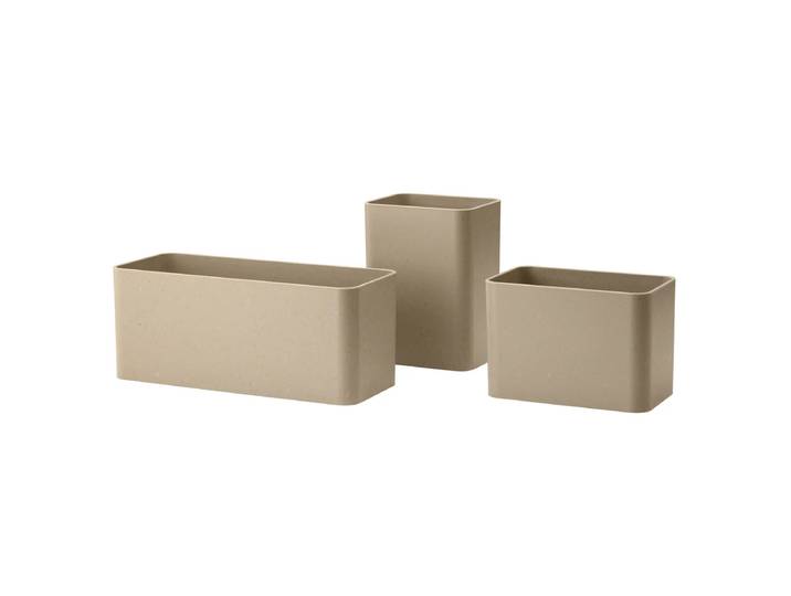 String - Organizer Boxen, beige (3er-Set)