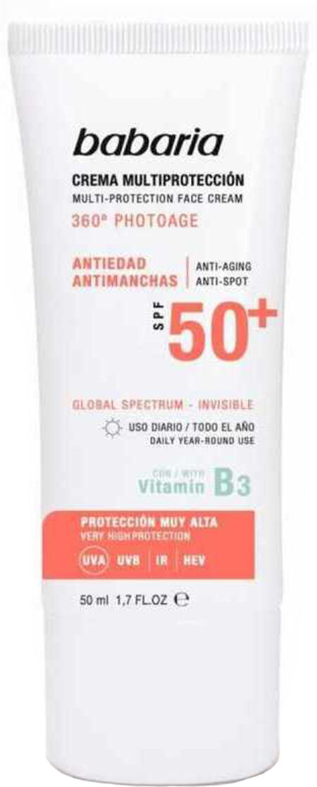 Babaria Sun Cream Spf 50 + Anti-Aging 50 ml