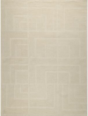 Exquisite Rugs Maddox hand-tufted New Zealand Wool Ivory Area Rug