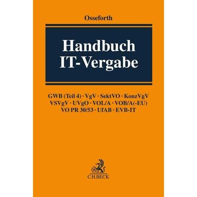 Handbuch IT-Vergabe, Gebundene Ausgabe von , C.H. Beck, 978-3-406-75144-8