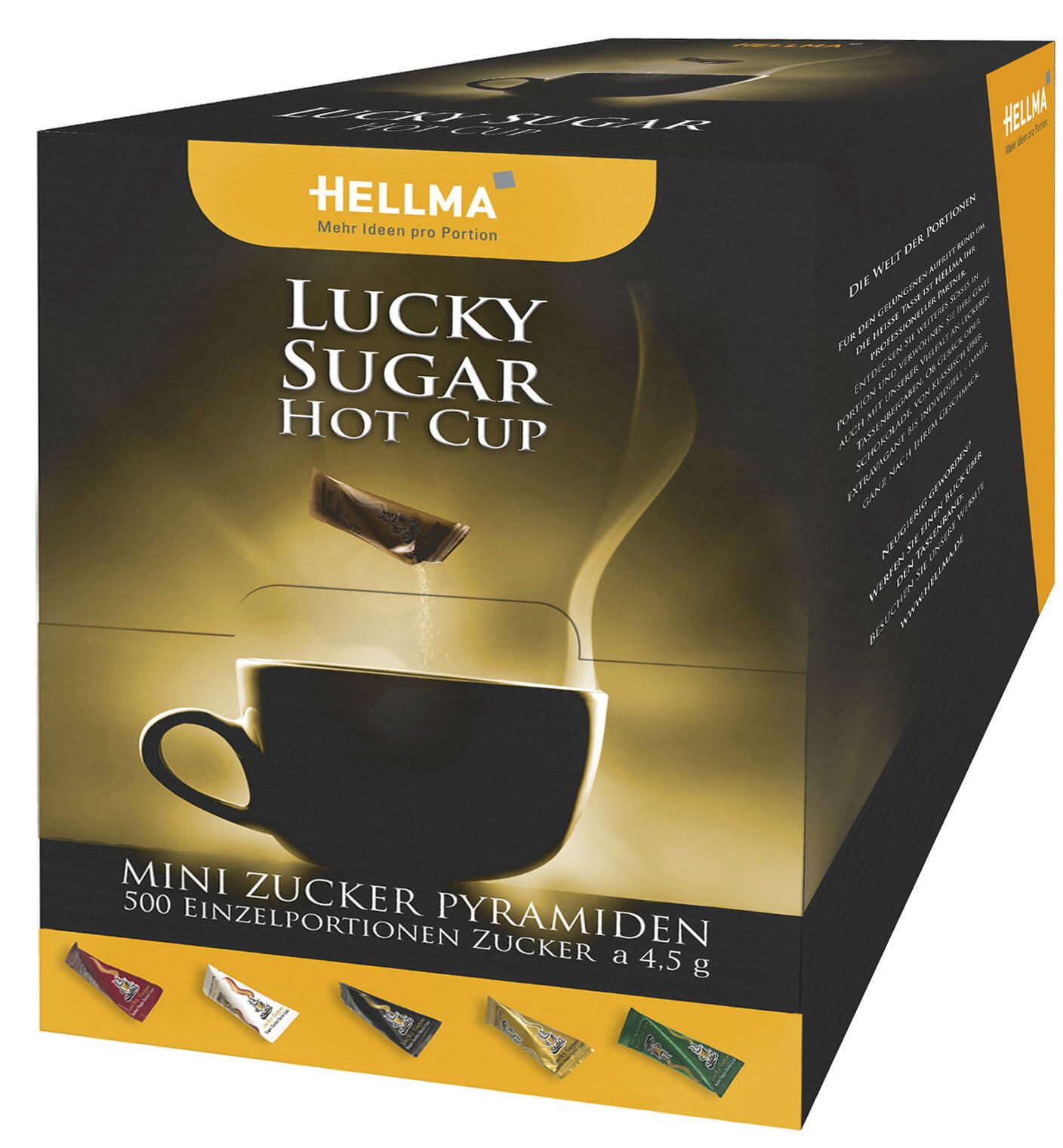 HELLMA Zuckersticks Lucky Sugar Hot Cup 60115043
