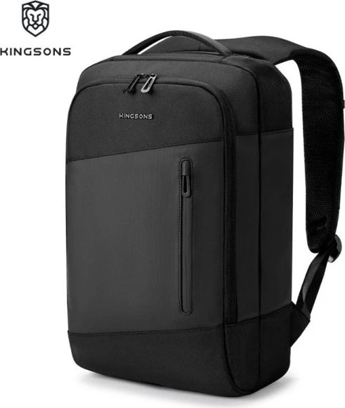 Kingsons DailyPocket Pro 15.6" Laptop Backpack Black