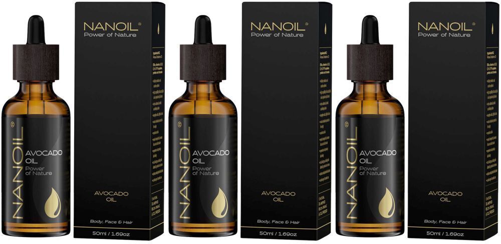 Nanoil - Avocado Oil x3 3x50 ml Öl