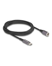 Delock Notebook Ladekabel USB Type-C Stecker zu magnetischem 8 Pin Konnektor 1.8 8-polig (80780)