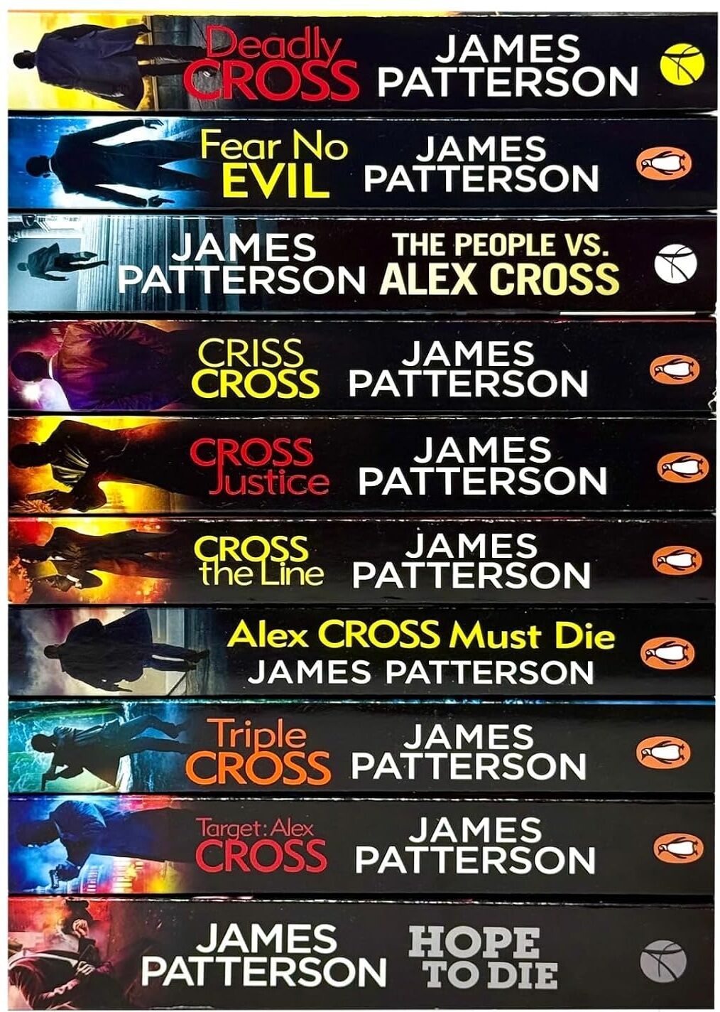 Arrow Alex Cross Series Books 22-31 by James Patterson - 10 Book Paperback Collection Set - Hope to Die, Cross Justice & More - Crime Thriller Fiction