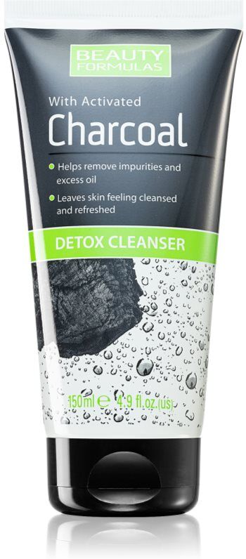 Beauty Formulas Charcoal cleansing gel with activated charcoal for oily and problem skin 150 ml