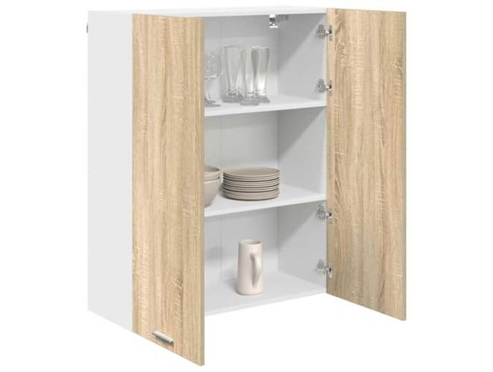 KTHLBRH Hängeschrank Küche Eiche Sonoma 80 x 31 x 100 cm Mehrschichtiges Holz, 2 Türen, großer Raum, langlebig, für Utensilien und Töpfe