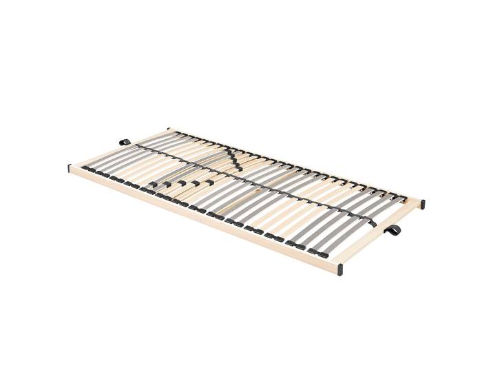 Lattenrost Driggs I 90 x 200cm Holm & Leisten: Schichtholz Birke Kanteln: Massivholz Buche Grau/Beige