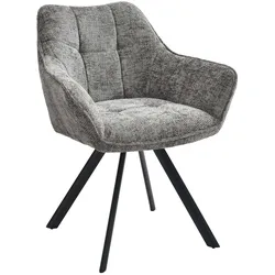 CLP Esszimmerstuhl Scott Stoff   Farbe: dunkelgrau, Material: Stoff