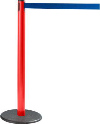 RS-GUIDESYSTEMS® Gurtpfosten GLA 28, rot, Gurt blau