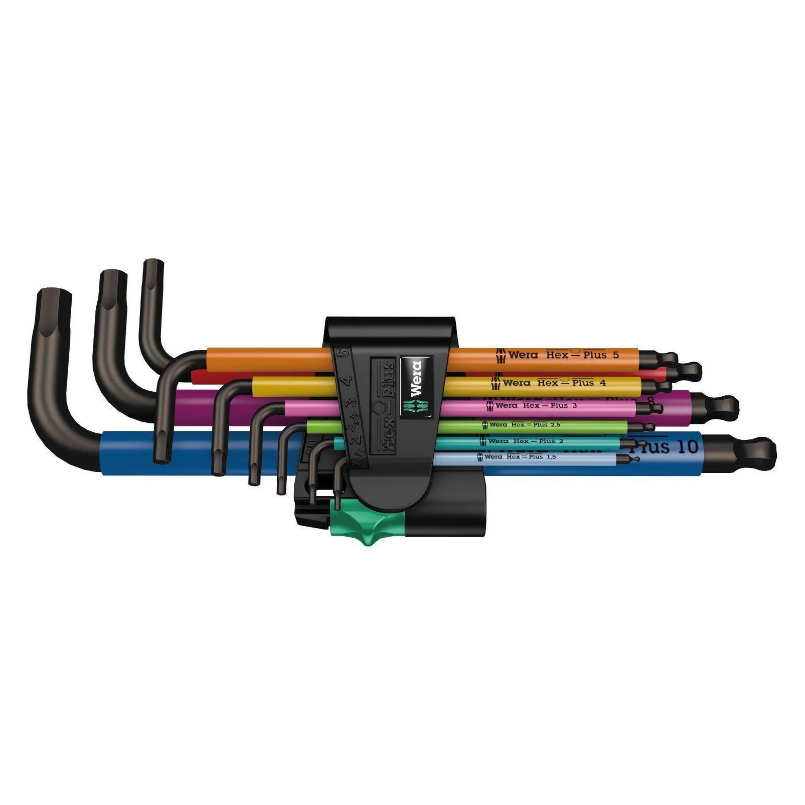 Wera 3950/9 Hex-Plus Multicolour Stainless 1 (05022669001)