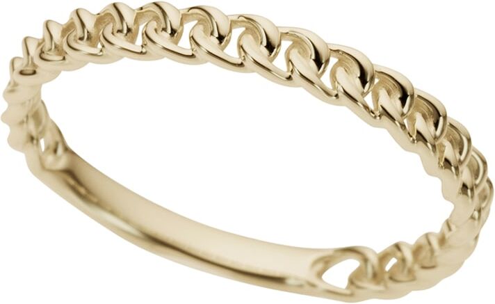 Goldring FIRETTI "Schmuck Geschenk Gold 333 Panzerkettengliederung" Gr. 19, gold (gelbgoldfarben), Fingerringe, Damen, 19, Gelbgold 333, 2,5mm, Goldring