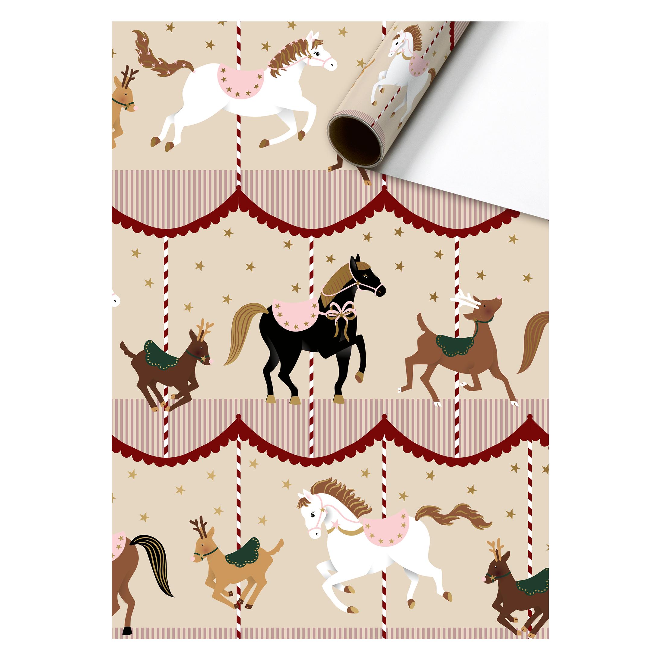 Stewo Geschenkpapier "Katalina" | 70 cm × 2 m, 80 g/m², beige (Stewo International)