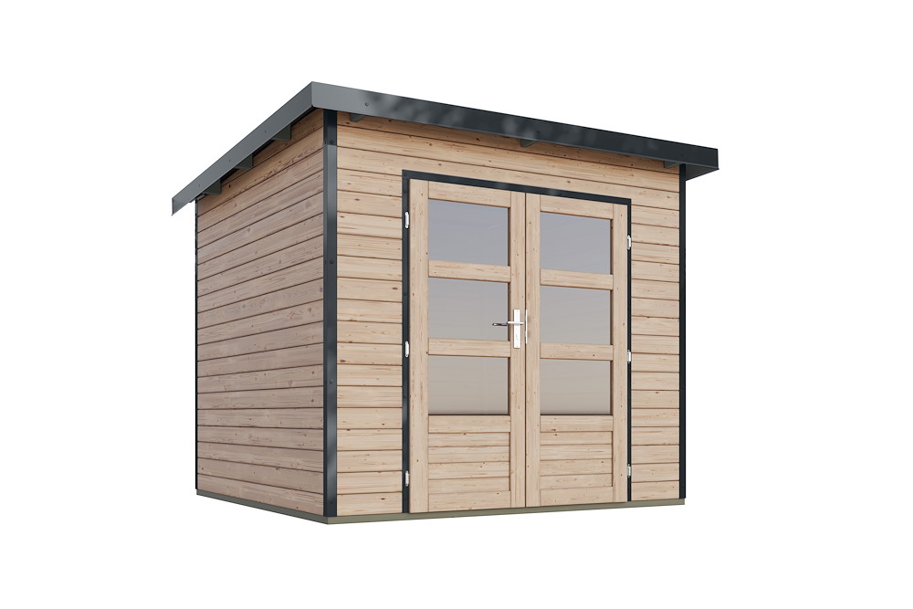 KARIBUHOLZT GH Pluto 3 A natur 244x244x230 anthrazit 16988328