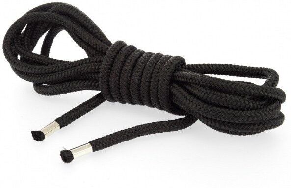 Rimba Corde bondage doux, Noir 15M