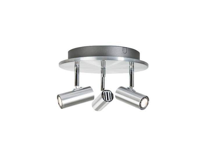 Belid Cato Deckenscheinwerfer rund 3 Aluminium