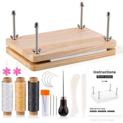 Bookbinding Tool Set With Binding Press type1