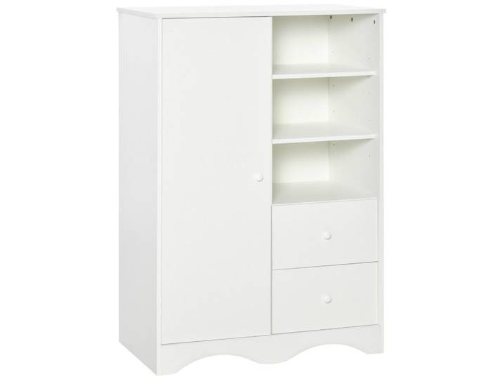 ComfortXL Regal De-11000 2 Schubladen Weiß, 49.2x123.8x85.7 cm, Küchen, Küchenmöbel