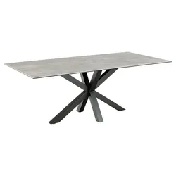 Actona Esstisch Heaven 200 x 100 cm Keramik Grau