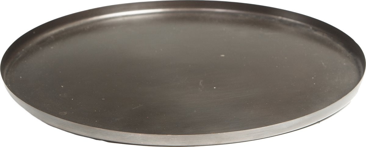 STILL Metalen Schaal Rond Brons - Decoratief Plateau - Breedte: 40 cm, Hoogte: 1,5 cm