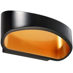 Deko-Light LED Wandleuchte ACAMAR, Up / Down, 5W 3000K 390lm 104°, CRi>90, dimmbar, Schwarz D-341196