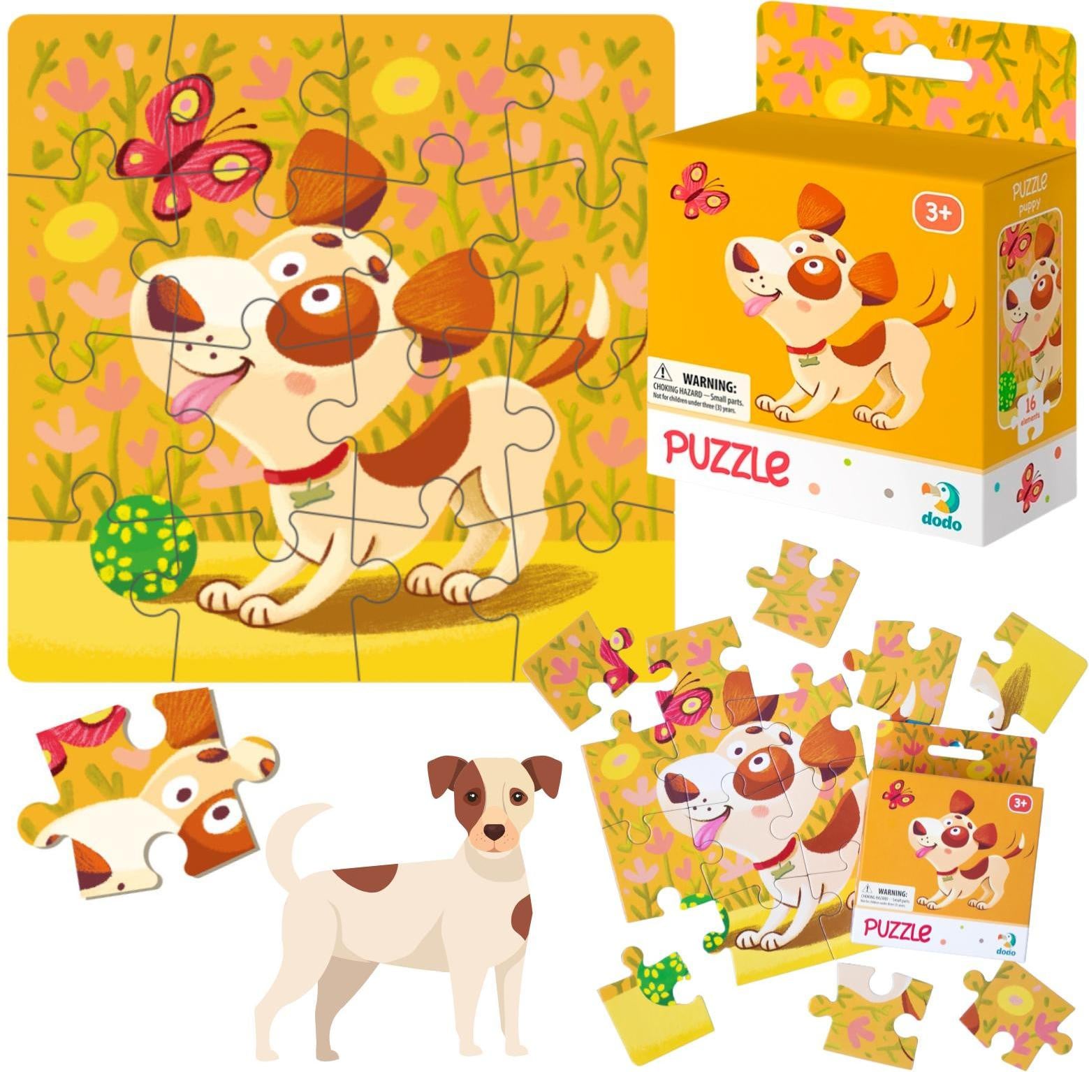 DoDo Puzzel Hond met 16 stukjes voor kinderen