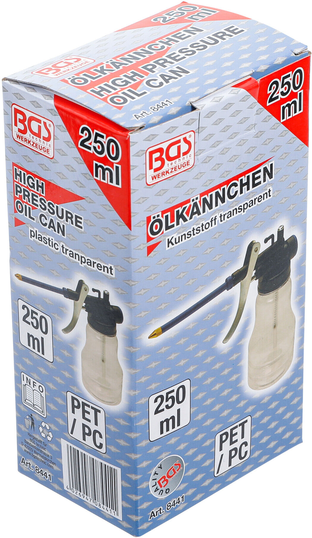BGS Kunststoff-Ölkännchen 8441, 250 ml ; BGS technic)
