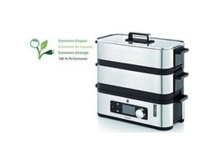 Cuiseur Vapeur - WMF - Kitchenminis - Inox - Deux étages - 2 15 L - 900 Watt