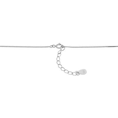 Kette ohne Anhänger ADELIA´S "Halskette mit Anhänger – Herz aus 925 Silber", silber, Halsketten, Damen, 45cm, Silber 925 (Sterlingsilber), Eine schöne Geschenkidee für jeden Anlass