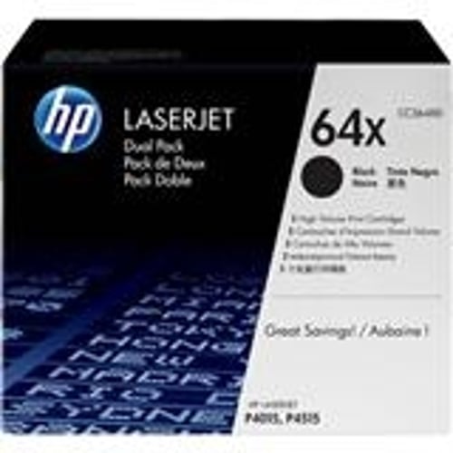 64XD (HP CC364XD) Pack 2 toners