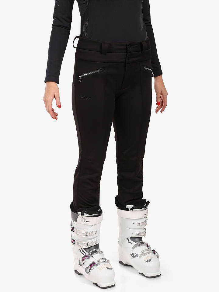 Kilpi Softshell-Ski-/ Snowboardhose "Maura" in Schwarz - 38