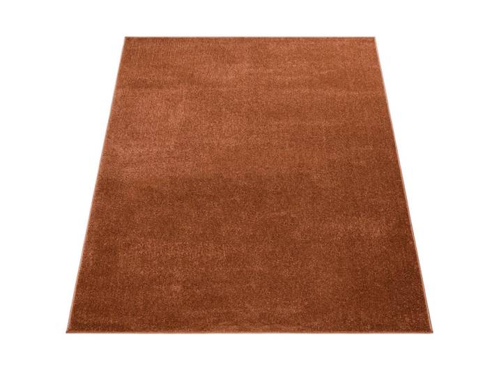 Paco Home Kurzflorteppich 80/250 cm Porto 890, Kupferfarben, Rechteckig, 80x250 cm, strapazierfähig, für Fußbodenheizung geeignet, Teppiche und Böden, Teppiche