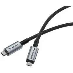 Verbatim Ladekabel Sync & Charge USB-C 240 W schwarz schwarz