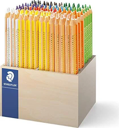 STAEDTLER Noris Club jumbo Buntstifte farbsortiert, 112 St.