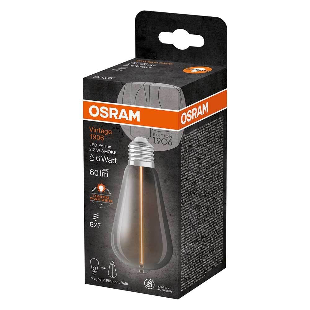 Osram LEDISON 6 LED Filament lamp E27 2,2W 818 Rauch