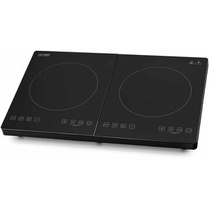 TZS-First-Austria Kochplatte FA-5095-4, Induktions-Doppelkochplatte, schwarz, 3500 Watt