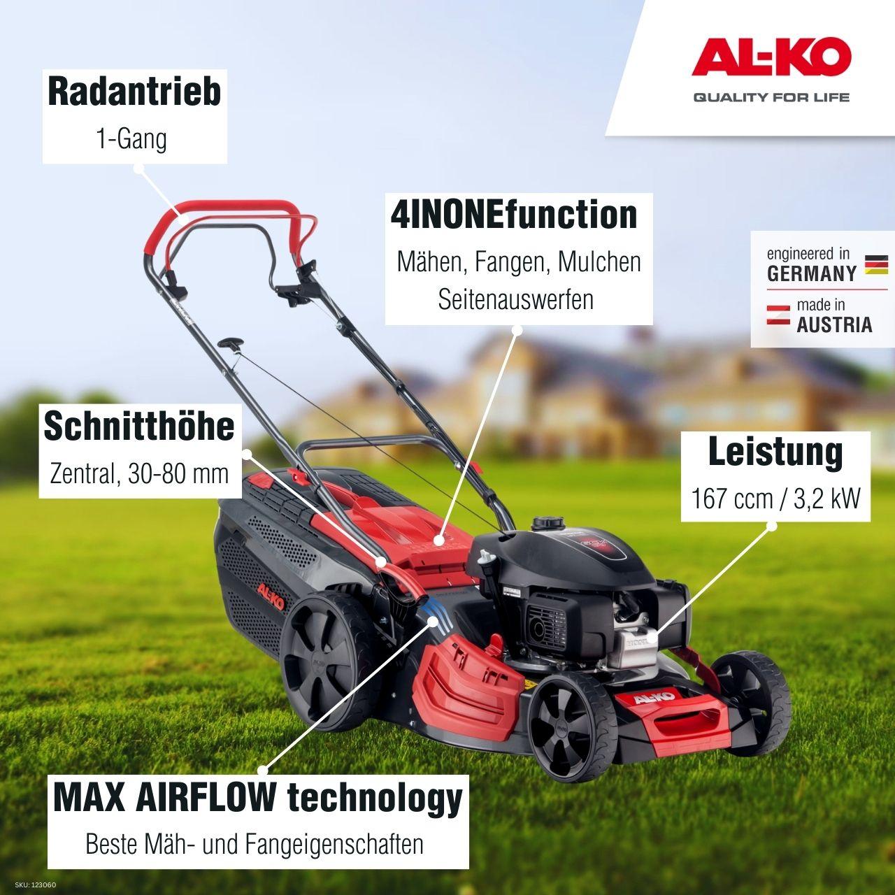 AL-KO Benzin-Rasenmäher Premium 474 SP-H