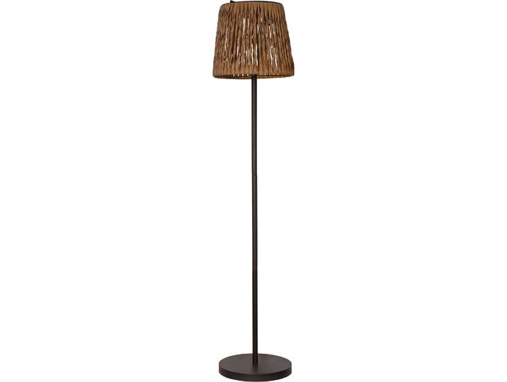 LED Solar-Stehlampe Cesta Wasserhyazinthen Optik schwarz 127cm