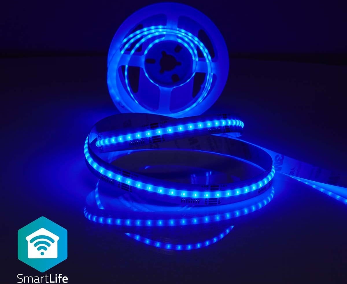 Nedis SmartLife universele lichtstrip voor binnengebruik, wit, siliconen, IP20