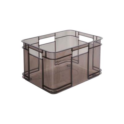 Keeeper - Aufbewahrungsbox 16L transluzent Grau 35x27x22 cm EURO-BOX - Kollektion Bruno