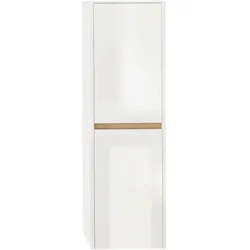 Musterring Midischrank Revento Line Dekor Weiß