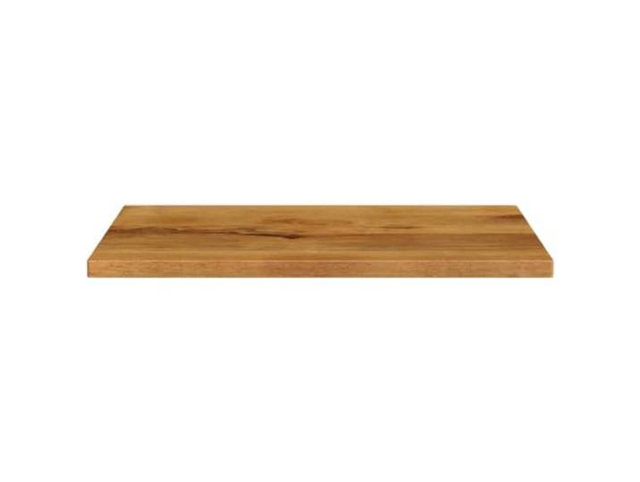 KTHLBRH Tischplatte rechteckig 90 x 70 x 2,5 cm Massivholz Mango Eichen-Finish, rustikales Design, pflegeleichte Oberfläche, vielseitiger Ersatz