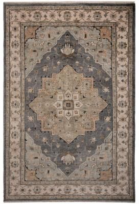 Alora Decor Lush Medallion Hand Knotted Wool Area Rug
