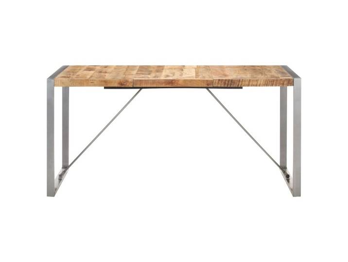 vidaXL Esstisch, Esszimmertisch 160x80x75 cm Raues Mango-Massivholz